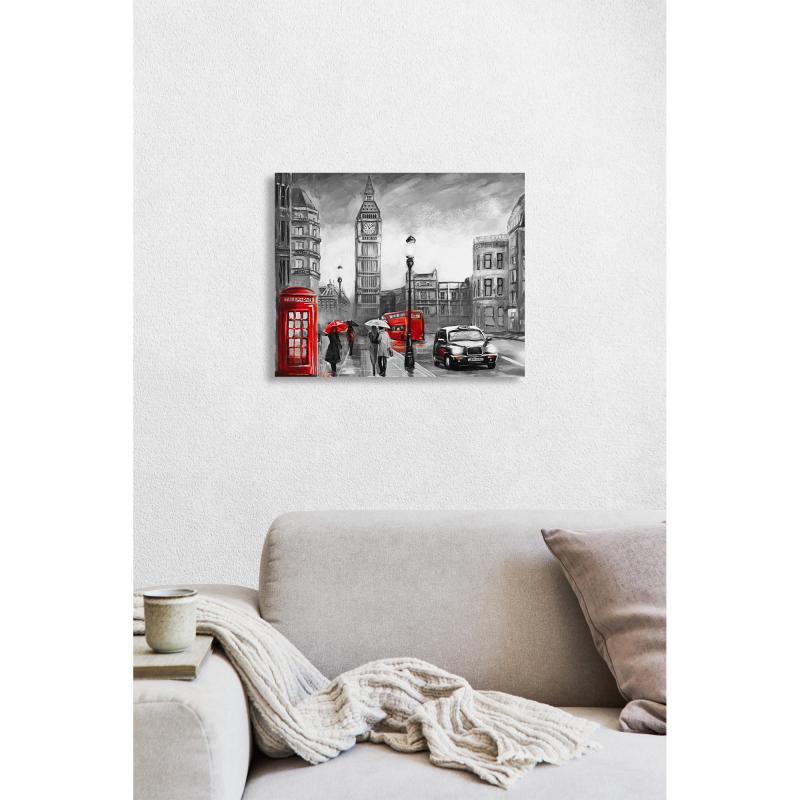 Картина кенепте Постер-лайн Лондон 40x50 см