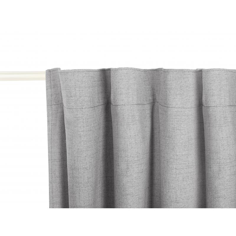 Перде таспалы блэкаут Текстиль астанасы Monaco 200x300 см түсі сұр