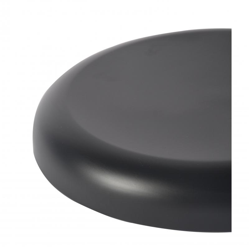 Сиденье для барного стула Delinia Бернен 35x35 см круг цвет чёрный