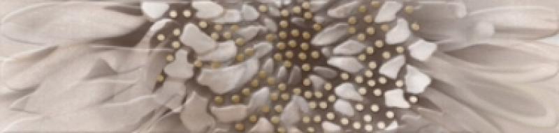 Бордюр Golden Tile «Зебрано» 25х6 см цвет бежевый