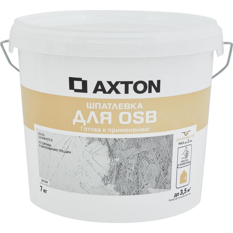 Тығыздағыш Axton OSB-ге арналған түсі ақ 7 кг