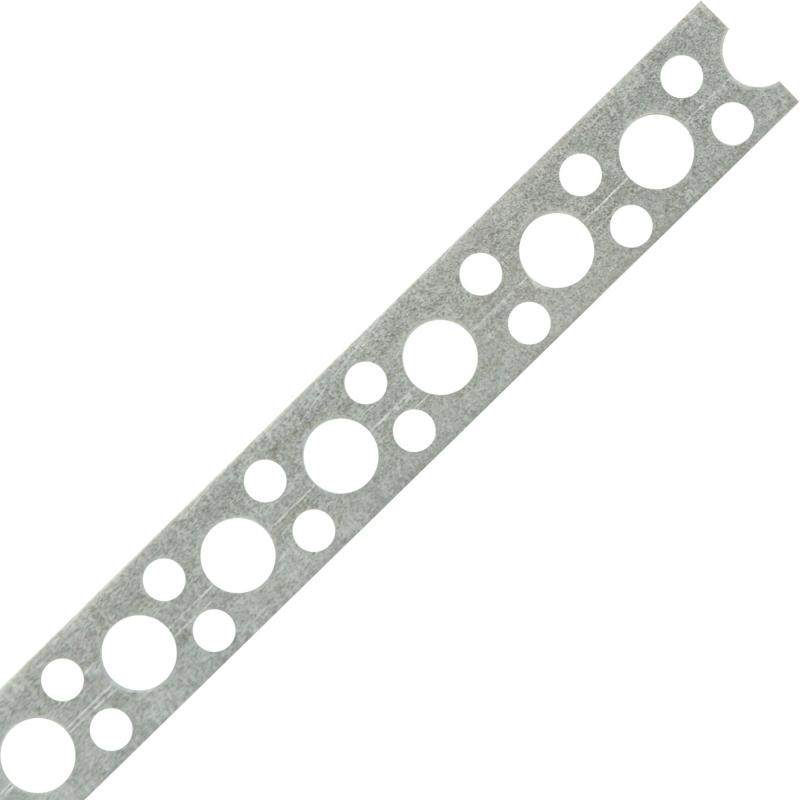 Перфорированная лента прямая LP 12x0.75 5 м оцинкованная сталь цвет серый